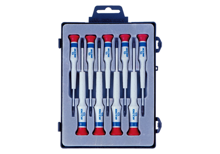 ZESTAW WKRĘTAKÓW  PRECYZYJNYCH  9cz. TORX  T4 - T20 x 40/50mm, PUDEŁKO PLAST., BLISTER