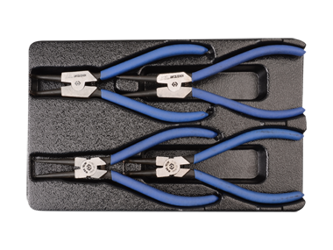 ZESTAW SZCZYPIEC  DO  PIERŚCIENI  SEGERA 4 SZT., WKŁAD DO WÓZKA