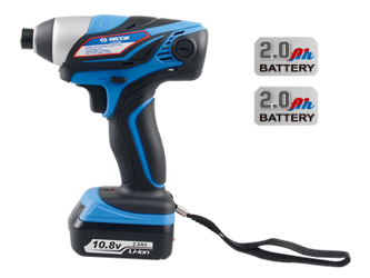 AKUMULATOROWA WKRĘTARKA DO BITÓW 1/4" 100Nm + 2 BATERIE LITOWO-JONOWE 10.8V