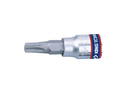 NASADKA  1/4''   Z  KOŃCÓWKĄ  TORX  Z  OTWOREM  T25 x 37mm