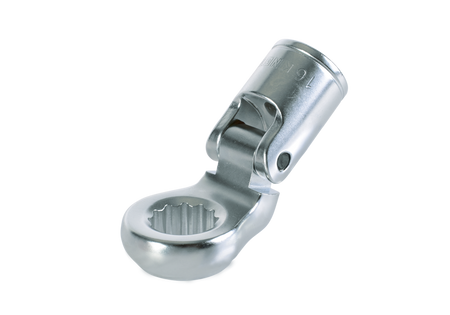KLUCZ OCZKOWY PRZEGUBOWY 3/8" 18mm, 12-kąt.