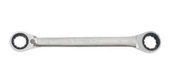 KLUCZ OCZKOWY DWUSTRONNY Z GRZECHOTKĄ DWUKIERUNKOWĄ 72 ZĘBY  10mm x 11mm