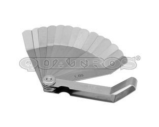 Szczelinomierz wygięty 16 listków 0.05-1.00mm QS15518