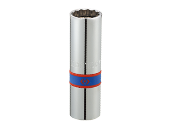 NASADKA  DO  ŚWIEC 1/2''   21mm x 68mm  12-kąt. CHROM,  WKŁADKA  MAGNETYCZNA