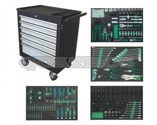 Wózek QS17061 z zestawem 246szt. narzędzi we wkładkach EVA