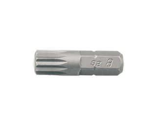 BIT 1/4''  SPLINE M6 x 25mm