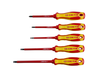 ZESTAW WKRĘTAKÓW IZOLOWANYCH 5cz.KRZYŻAK No.1x 100, No.2x100, PŁASKIE 4x100, 5,5x125, 6,5x150