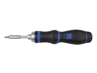 WKRĘTAK DO BITÓW 1/4" Z GRZECHOTKĄ Z KOMPLETEM BITÓW (PH, SL, PZ) 9 CZ.