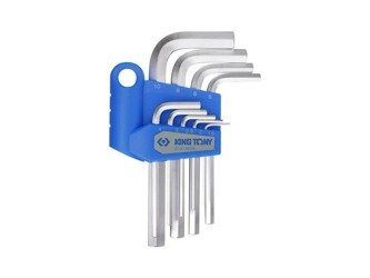 ZESTAW IMBUSÓW  9 szt.  1145M  -  HEX  1,5 - 10mm, UCHWYT  PLAST.  BLISTER