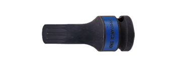 NASADKA  KRÓTKA  UDAROWA 1/2"  Z  KOŃCÓWKĄ  SPLINE  M8 x 60mm