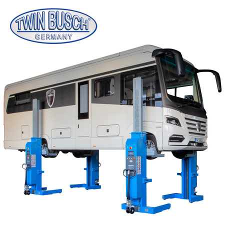 Podnośnik Kolumnowy do Samochodów Ciężarowych bezprzewodowy TW 580W-4 udźwig 32t