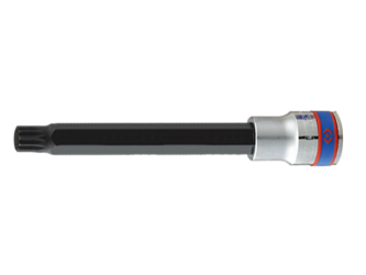 NASADKA  EXTRA DŁUGA 1/2''   Z  KOŃCÓWKĄ  SPLINE   M8 x 140 mm