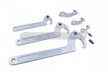 Kpl. kluczy hakowych 35-120mm QS80422