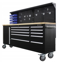 Stół warsztatowy metalowy z nadstawką 2284x1480x510mm