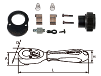 KOMPLET  NAPRAWCZY  DO  GRZECHOTKI  2765