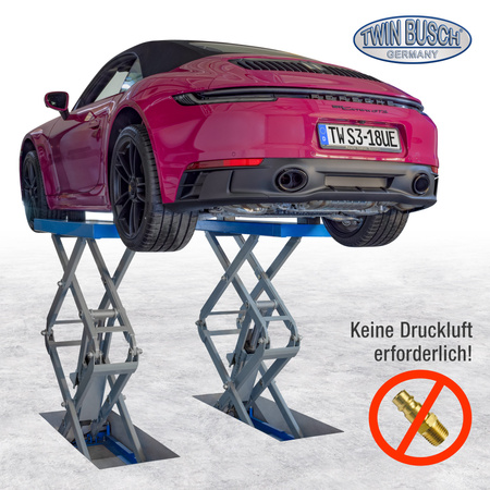 Podnośnik Nożycowy Podwójny do montażu w posadzce TW S3-18UE