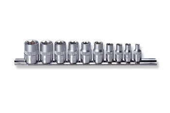 Kpl. nasadek E 1/4",3/8" 10szt. S06H310S