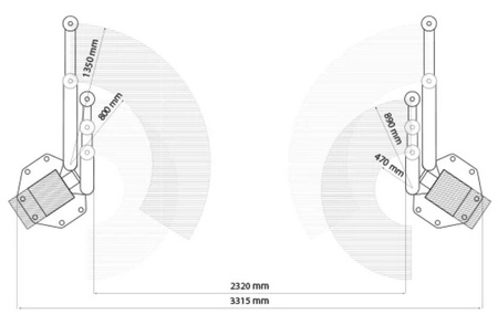 Weber Expert Series C-2.30 Elektromechaniczny podnośnik dwukolumnowy śrubowy 