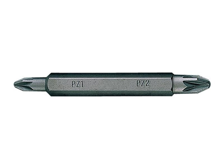 BIT DWUSTRONNY 1/4''  POZIDRIV  No. 2/2 x 60mm