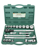 Kpl. kluczy nasadowych 6kt. 3/4" 21szt. S04H6321S