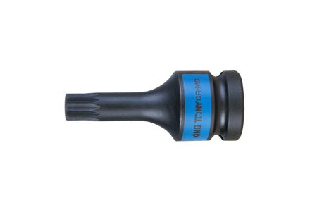 NASADKA  KRÓTKA  UDAROWA 1/2"  Z  KOŃCÓWKĄ  SPLINE  M8 x 60mm