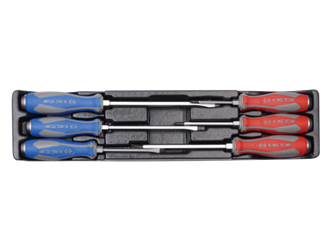 ZESTAW WKRĘTAKÓW  ŚLUSARSKICH  6 cz. KRZYŻAK + PŁASKIE, WKŁAD DO SZKRZYNKI 87402