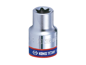 NASADKA KRÓTKA GWIAZDKOWA 1/4'' E8 x 24mm, CHROM