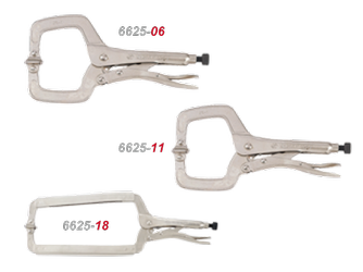 SZCZYPCE ZACISKOWE BLACHARSKIE 275mm Z RUCHOMĄ SZCZĘKĄ, CHROM