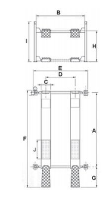 Werther Podnośnik czterokolumnowy, 4000 kg, długość 4800mm, diagnostyczny 450AT