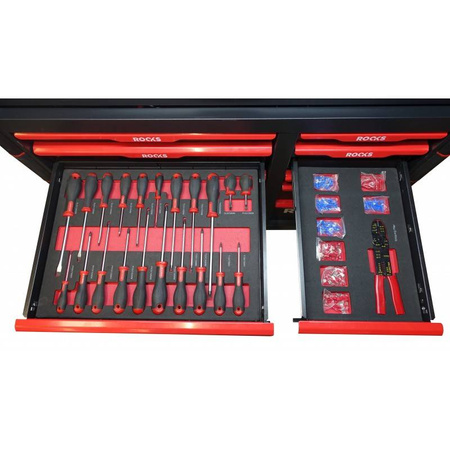 Rooks WÓZEK NARZĘDZIOWY GARAGE Strong Garage Xxl Z Narzędziami 485 Cz
