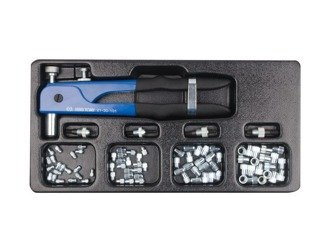 NITOWNICA RĘCZNA DO NITONAKRĘTEK M4 - M8, Z ZESTWEM NITONAKRĘTEK