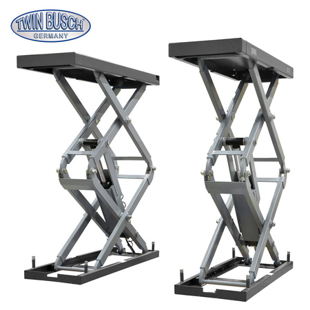Podnośnik Nożycowy Podwójny do montażu w posadzce TW S3-18UE-G GREY-Line