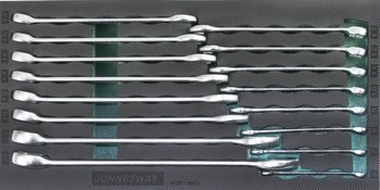 Kpl. 16szt. kluczy płasko-oczkowych we wkładce EVA W26116KV