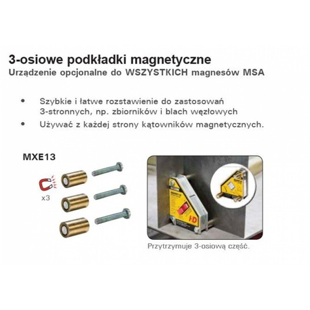 3-osiowe podkładki magnetyczne