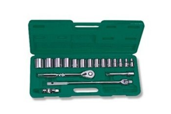 Kpl. kluczy nasadowych 1/2" calowych 18szt.  S05H4219S