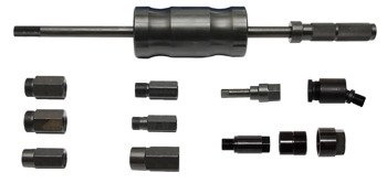 Młotek udarowy z kpl 9 Adapterów BOSCH / DELPHI / DENSO / SIEMENS