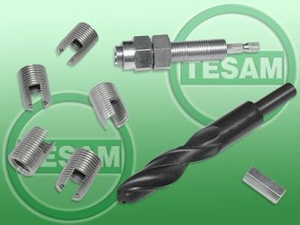 S0002690 - Zestaw do regeneracji gwintu z wkładkami / tulejkami M14 x 1,5 (Dzięcioł)