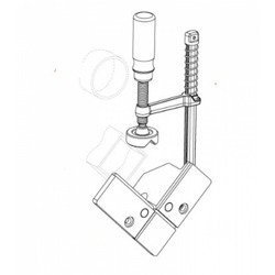 Ścisk sprężynowy z uchwytem magnetycznym 90 stopni