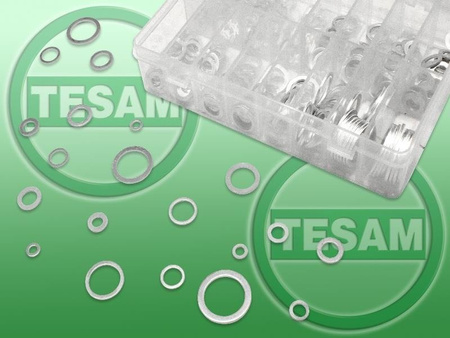  S9999979 - Podkładki aluminiowe zestaw 295 sztuk