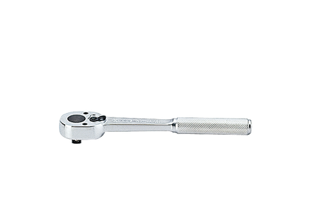 GRZECHOTKA  3/8''  32 ZĘBY  200mm  CHROM,  UCHWYT  MOLETOWANY, BLOKADA