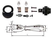 KOMPLET NAPRAWCZY DO GRZECHOTKI 276A