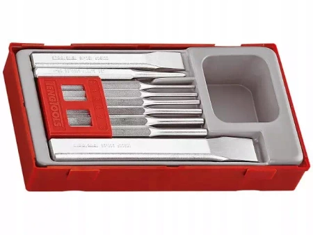 9-elementowy Zestaw przecinaków, wybijaków, punktaków Teng Tools TTPC09