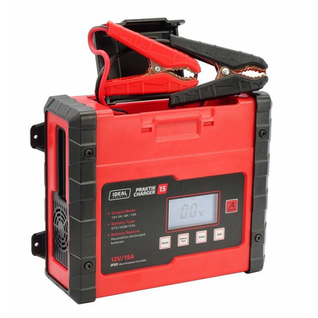 PRAKTIK CHARGER 15 LCD 12V