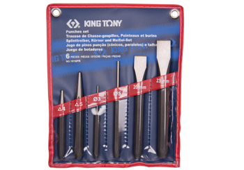 ZESTAW WYBIJAKÓW I PRZECINAKÓW 6 cz., ETUI