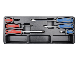 ZESTAW WKRĘTAKÓW 6 cz.KRZYŻAK No.1x 80, No.2x38, No.3x150, PŁASKIE 5,5x100, 6,5x38, 8x175, WKŁAD DO SKRZYNKI