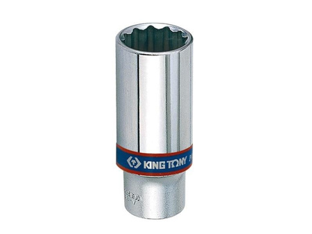 NASADKA DŁUGA  3/8''  21mm x 63mm  12-kąt,  CHROM