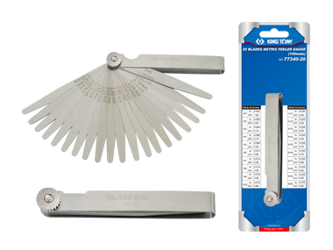 SZCZELINOMIERZE 20 SZT. 0.05 - 1.00MM 10x100MM