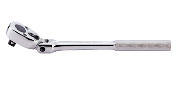 GRZECHOTKA  1/2''  ŁAMANA   32 ZĘBY  300mm  CHROM, UCHWYT MOLETOWANY