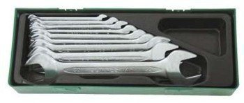 Kpl. kluczy płaskich z wkładką i plast. W25110SP