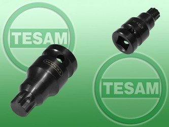 S0002366 - Klucz spline 12.3 X 55 mm, napęd 1/2" 10 Kątów